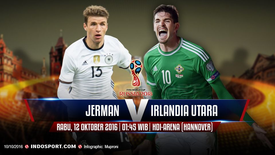 Jerman vs Irlandia Utara Copyright: © INDOSPORT